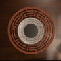 Hermia Labyrinth - Rose Juego de 4 Salvamanteles de Madera Rosa